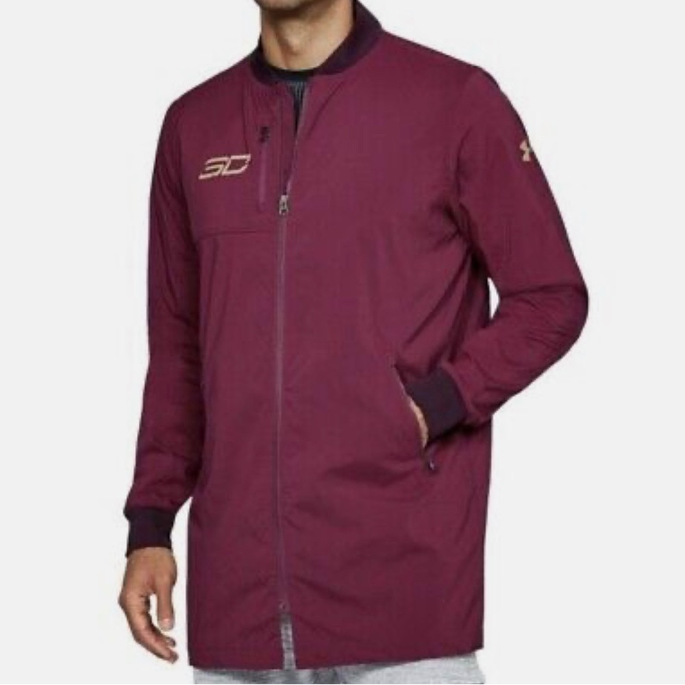 Under Armour ColdGear Curry Life Long Range Bomber Jacket - Men’s Size Large